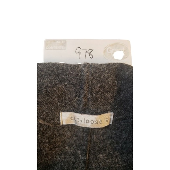 Cut Loose Wool Vest Womens Size XL Gray Two Button Front Lagenlook Outdoors - Picture 14 of 14